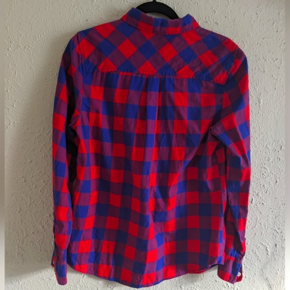 J. Crew Boy Fit Buffalo Plaid Shirt - Picture 6 of 6